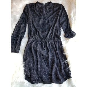 Hilary Radley Long Sleeve Drawstring Tunic Dress